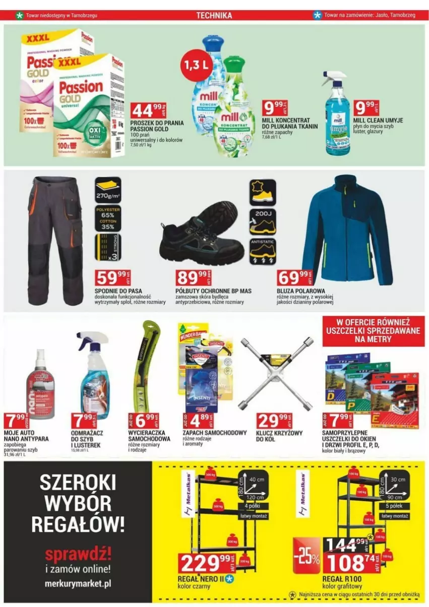 Gazetka promocyjna Merkury Market - ważna 01.10 do 31.10.2023 - strona 29 - produkty: BIC, Bluza, Bluza polarowa, Buty, Drzwi, Moje Auto, Mop, Półbuty, Rama, Regał, Sok, Spodnie, Wycieraczka