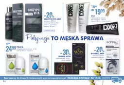 Gazetka promocyjna Super Pharm - Gazetka - Gazetka - ważna od 10.10 do 10.10.2021 - strona 14 - produkty: DX2, BIOTEBAL, Etiaxil, Skyn, Szampon, Unimil, Prezerwatyw, Suplement diety, Antyperspirant