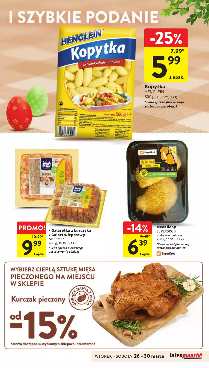 Gazetka promocyjna Intermarche - Gazetka Intermarche - ważna 26.03 do 30.03.2024 - strona 29 - produkty: Gala, Galaretka, Kopytka, Kurczak, Lion