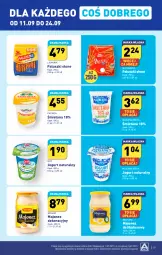 Gazetka promocyjna Aldi - Pełna oferta - Gazetka - ważna od 23.09 do 23.09.2023 - strona 19 - produkty: Majonez, Jogurt naturalny, Lajkonik, Piątnica, Mleczna Rzeka, Zott, Jogurt, Winiary