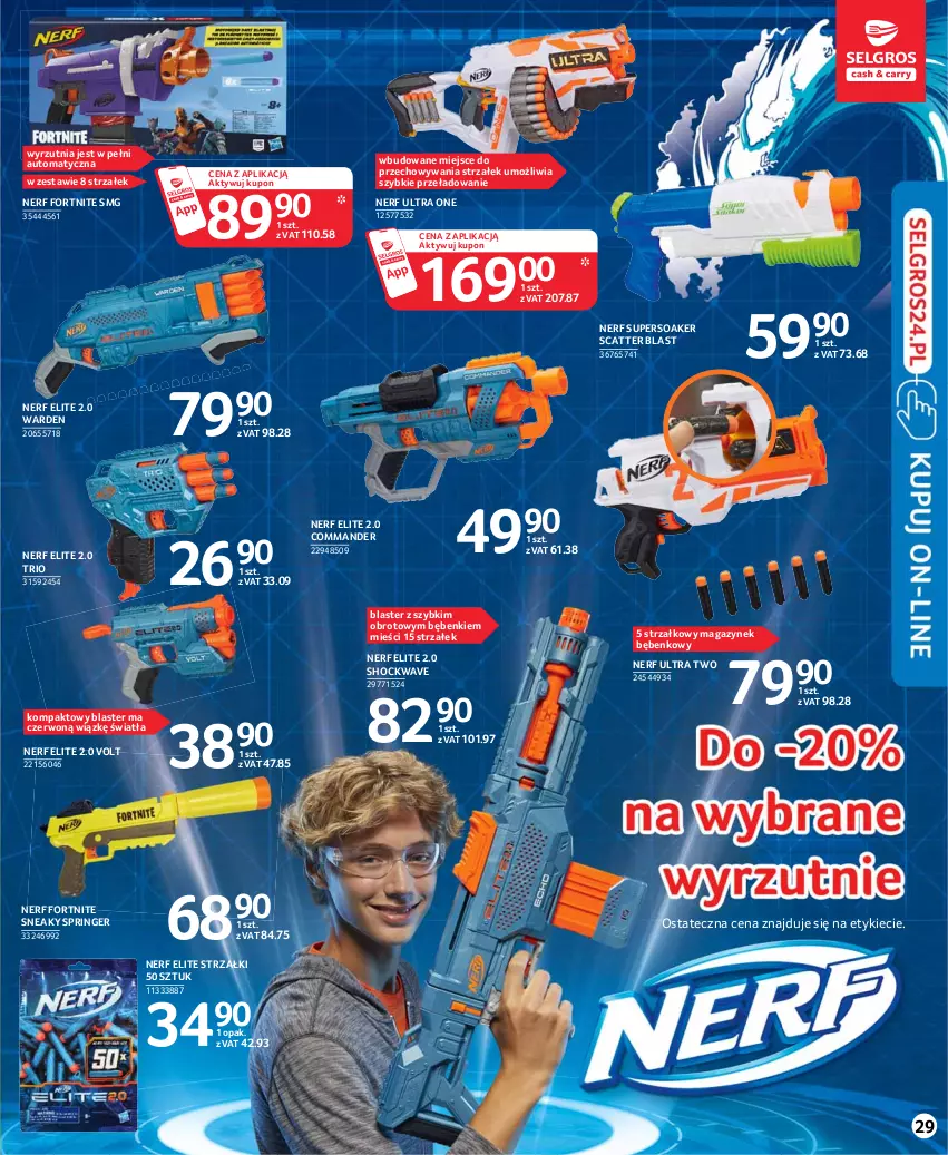 Gazetka promocyjna Selgros - Katalog Dzień Dziecka - ważna 13.05 do 26.05.2021 - strona 29 - produkty: Nerf, Wyrzutnia