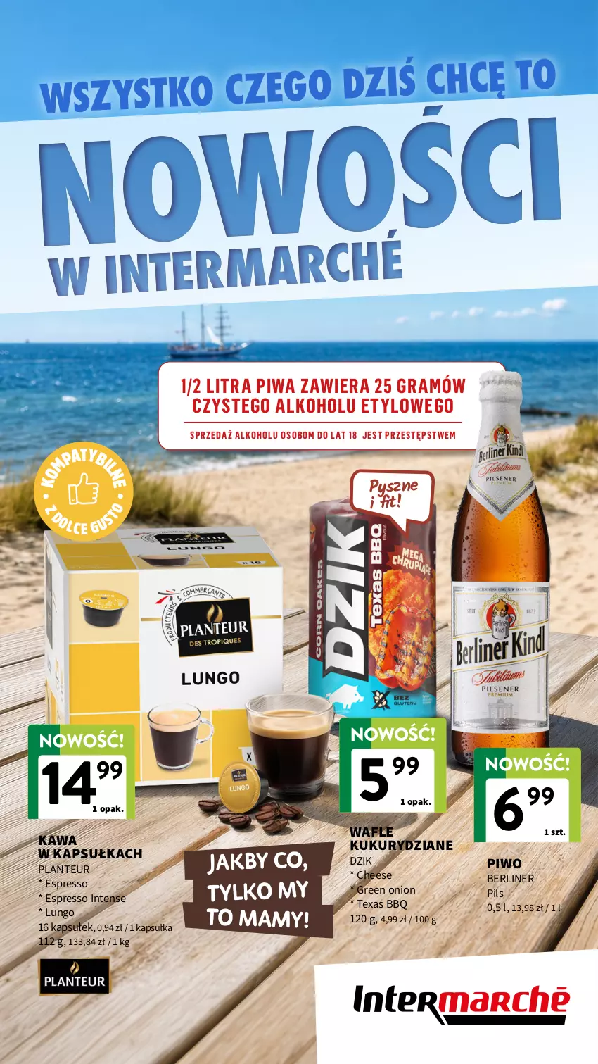 Gazetka promocyjna Intermarche - Gazetka Intermarche - ważna 03.06 do 24.06.2026 - strona 1 - produkty: Gra, Kawa, Piwa, Piwo, Wafle