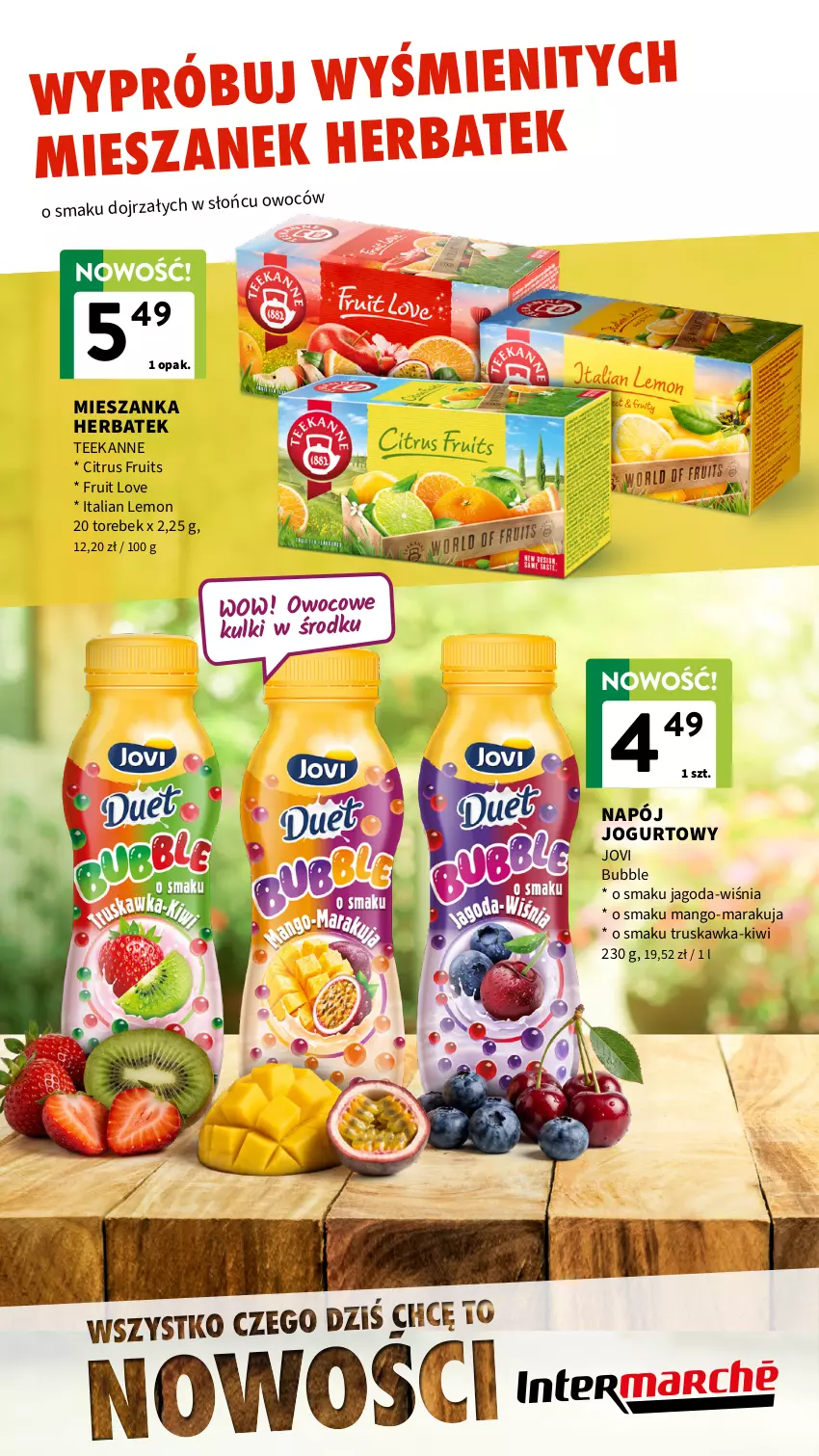 Gazetka promocyjna Intermarche - Gazetka Intermarche - ważna 03.06 do 24.06.2026 - strona 10 - produkty: Jogurt, Kiwi, Mango, Napój, Napój jogurtowy, Teekanne