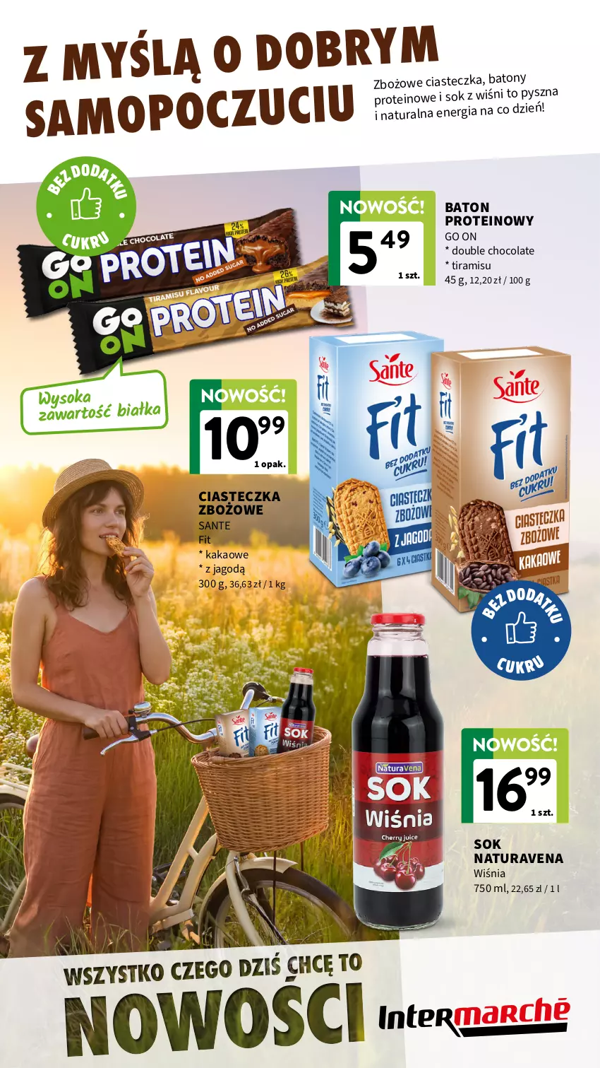 Gazetka promocyjna Intermarche - Gazetka Intermarche - ważna 03.06 do 24.06.2026 - strona 8 - produkty: Baton, Be Be, Kakao, Sante, Sok
