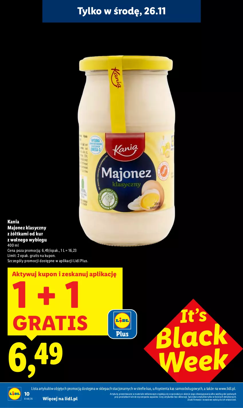 Gazetka promocyjna Lidl - GAZETKA - ważna 24.11 do 26.11.2025 - strona 10 - produkty: Gra, Lack, Majonez