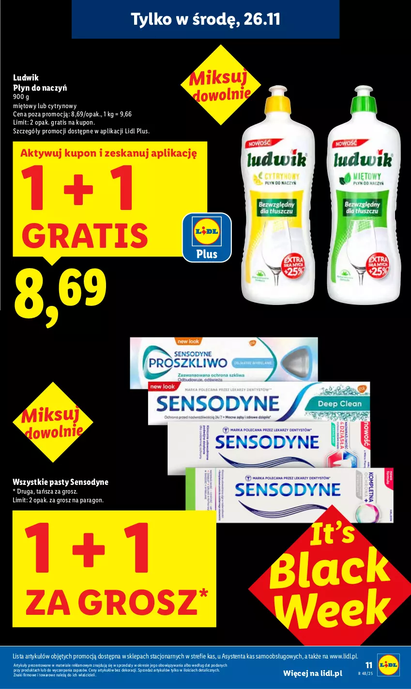 Gazetka promocyjna Lidl - GAZETKA - ważna 24.11 do 26.11.2025 - strona 11 - produkty: Gra, Lack, Ludwik, Sensodyne