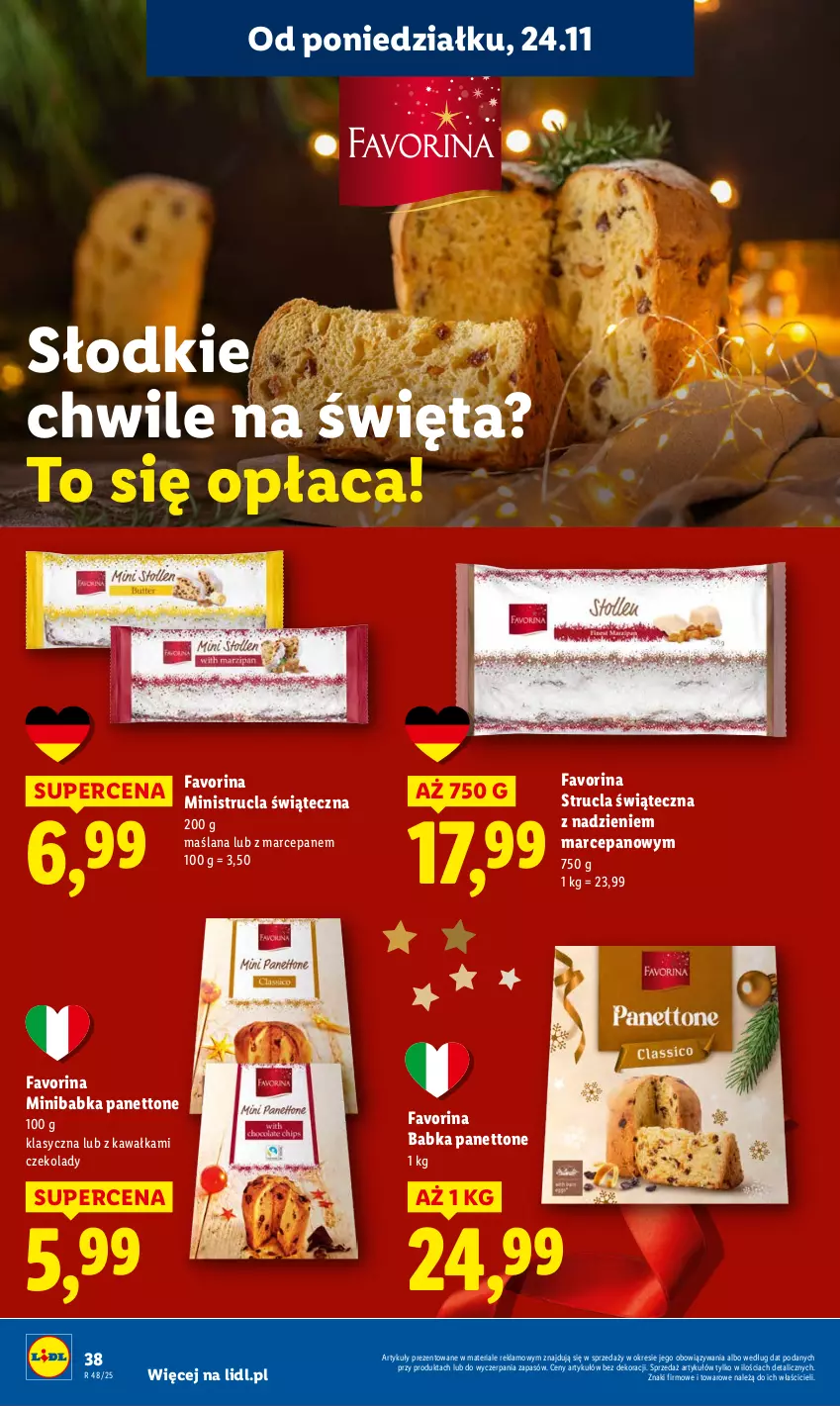 Gazetka promocyjna Lidl - GAZETKA - ważna 24.11 do 26.11.2025 - strona 38 - produkty: Babka, Fa, Kawa, LANA, Strucla