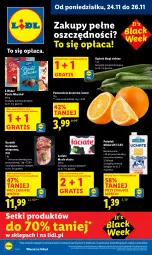 Gazetka promocyjna Lidl - GAZETKA - Gazetka - ważna od 26.11 do 26.11.2025 - strona 1 - produkty: Ser, Gra, Ogórek, Karkówka wieprzowa, Pomarańcze, Lack, Mleczko, Ptasie mleczko, Deser, POLMLEK, Masło, Mleko