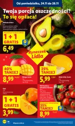 Gazetka promocyjna Lidl - GAZETKA - Gazetka - ważna od 26.11 do 26.11.2025 - strona 20 - produkty: Por, Gra, Kaki, Mango, Pomidory, Melon