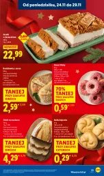 Gazetka promocyjna Lidl - GAZETKA - Gazetka - ważna od 26.11 do 26.11.2025 - strona 23 - produkty: Ser, Kajzerka, Chleb, Donut, Bułka