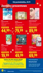 Gazetka promocyjna Lidl - GAZETKA - Gazetka - ważna od 26.11 do 26.11.2025 - strona 58 - produkty: Zestaw prezentowy, Krem do twarzy, Ser, Rum, Por, Gra, Pantene, Krem na noc, Serum do twarzy, Długopis, Płyn micelarny, Mleczko do ciała, Clin, Klej, Portal, Dove, Laur, Serum, Mleczko, Mola, Szampon, Odżywka, Olej, Antyperspirant