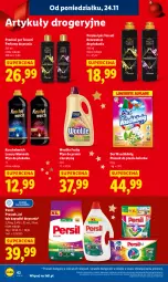 Gazetka promocyjna Lidl - GAZETKA - Gazetka - ważna od 26.11 do 26.11.2025 - strona 62 - produkty: Płyn do prania, Proszek do prania, Perfum, Persil, Woolite, Płyn do płukania, König, Moments, Kapsułki do prania