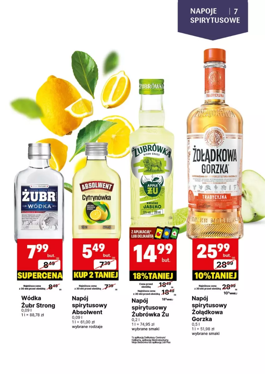 Gazetka promocyjna Delikatesy Centrum - DeliBarek DC25-DC26 - ważna 17.06 do 30.06.2024 - strona 7 - produkty: Napój, Napoje, Wódka