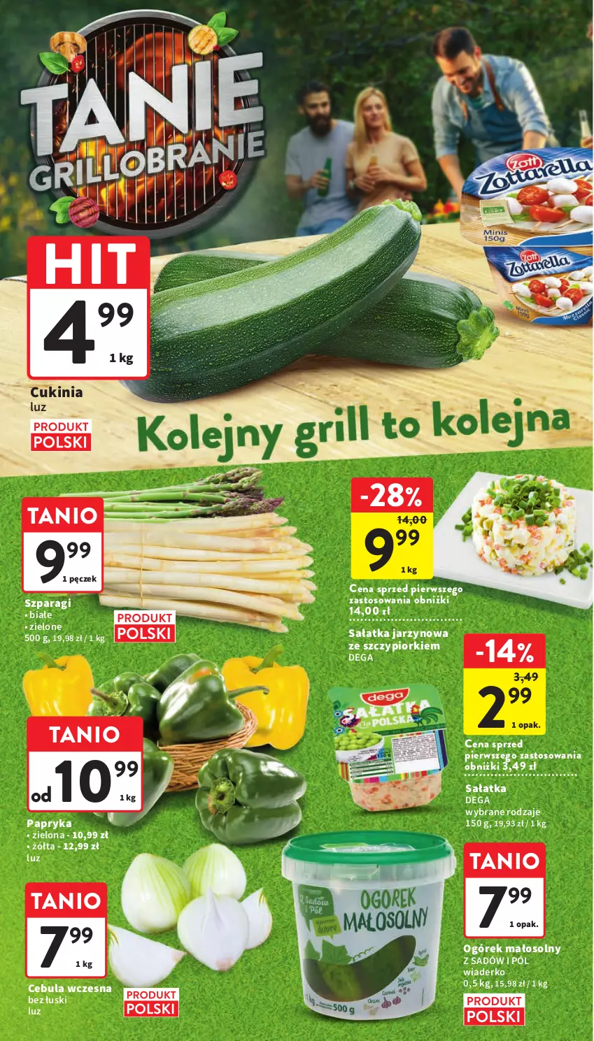 Gazetka promocyjna Intermarche - Gazetka Intermarche - ważna 15.06 do 21.06.2023 - strona 2 - produkty: Cebula, Dega, Ogórek, Papryka, Sałat, Sałatka