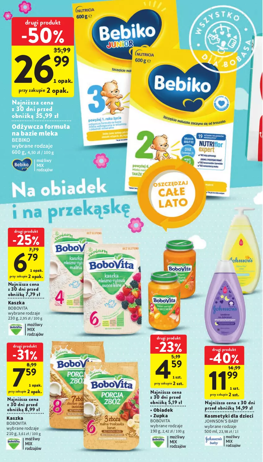 Gazetka promocyjna Intermarche - Gazetka Intermarche - ważna 15.06 do 21.06.2023 - strona 28 - produkty: Bebiko, BoboVita, Dzieci, Kosmetyki dla dzieci