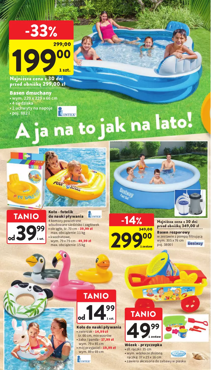 Gazetka promocyjna Intermarche - Gazetka Intermarche - ważna 15.06 do 21.06.2023 - strona 36 - produkty: Fotel, Fotelik, Napoje, Panda, Por, Siedzisko, Uchwyty, Wózek, Zagłówek