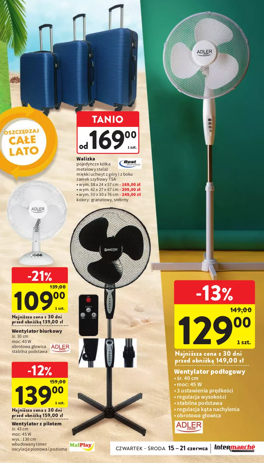 Gazetka promocyjna Intermarche - Gazetka Intermarche - ważna 15.06 do 21.06.2023 - strona 37 - produkty: Biurko, Gra, Granat, Sok, Walizka