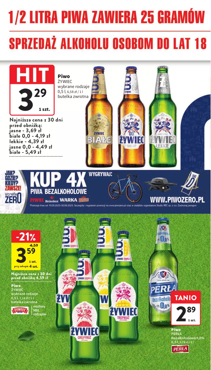 Gazetka promocyjna Intermarche - Gazetka Intermarche - ważna 15.06 do 21.06.2023 - strona 6 - produkty: Perła, Piwo