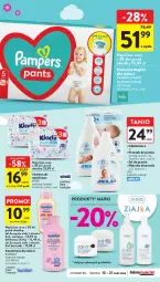 Gazetka promocyjna Intermarche - Gazetka Intermarche - Gazetka - ważna od 21.06 do 21.06.2023 - strona 29 - produkty: Pampers, Majtki, Proszek do prania, Mleczko do prania, Odplamiacz, Mleczko, Chusteczki, Kosmetyki dla dzieci, Szampon, Dzieci, Pieluchomajtki, Kindii