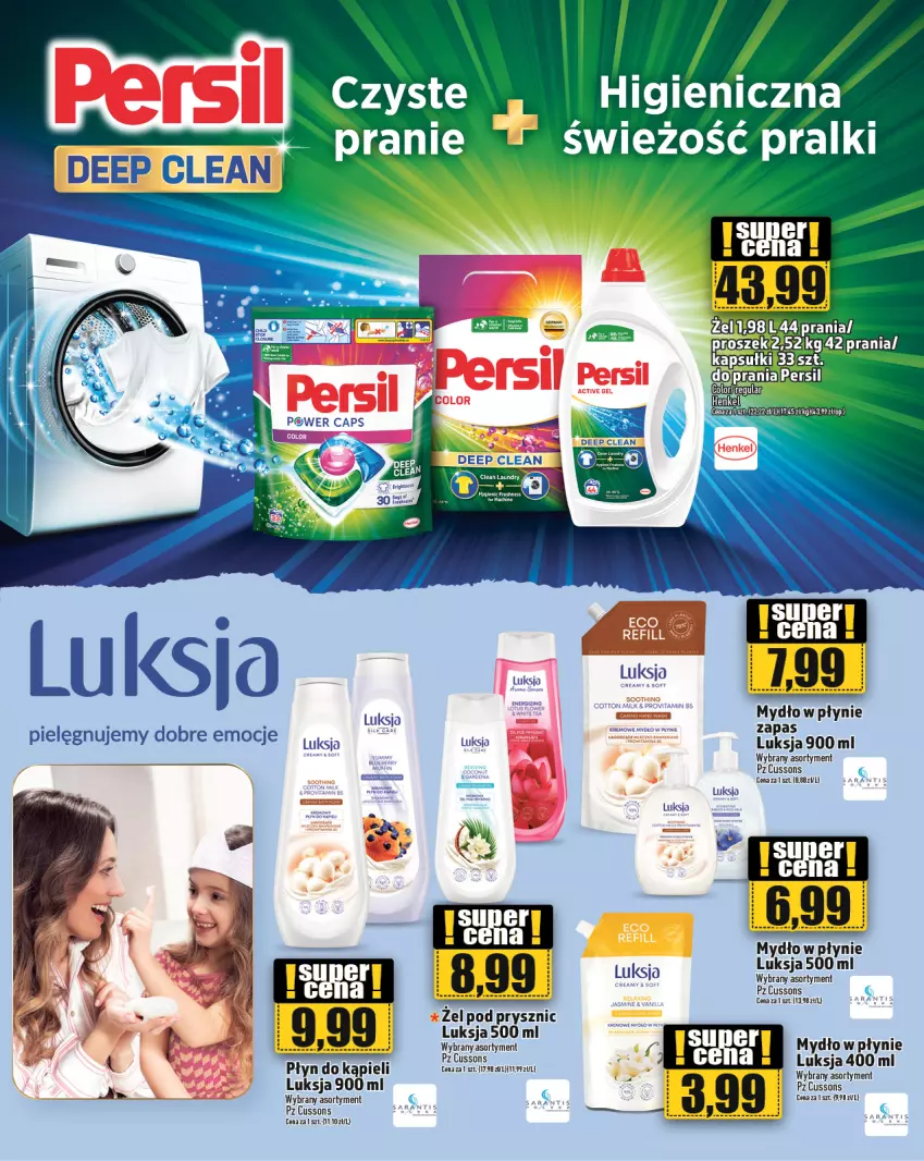 Gazetka promocyjna Topaz - Gazetka - ważna 13.07 do 19.07.2023 - strona 21 - produkty: Luksja, Mydło, Mydło w płynie, Płyn do kąpieli