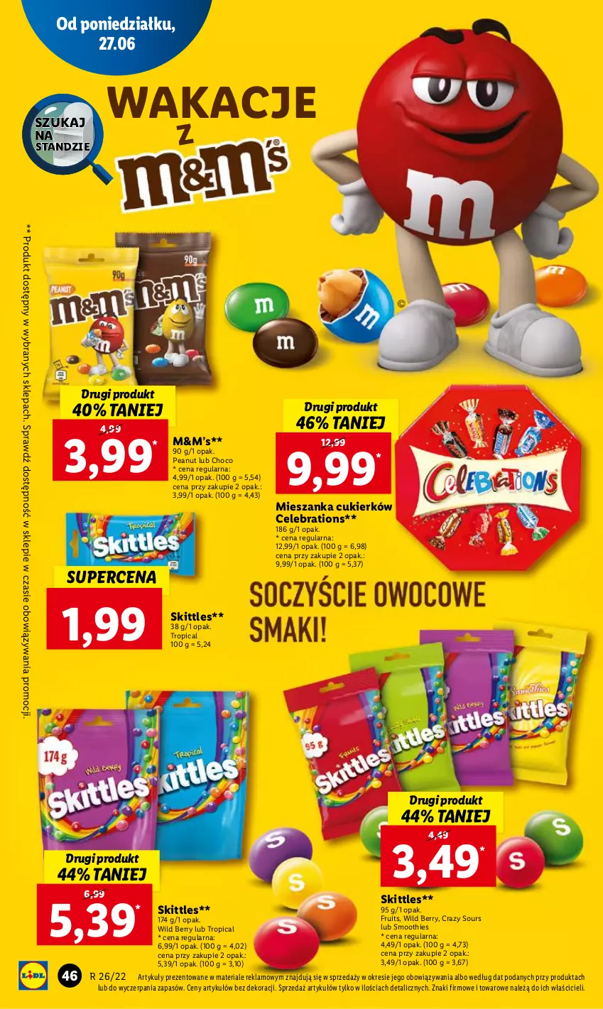 Gazetka promocyjna Lidl - GAZETKA - ważna 27.06 do 29.06.2022 - strona 46 - produkty: Cukier, Smoothie, Tropical