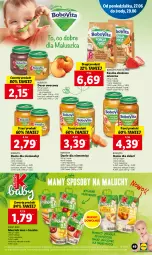 Gazetka promocyjna Lidl - GAZETKA - Gazetka - ważna od 29.06 do 29.06.2022 - strona 49 - produkty: Deser owocowy, Ser, Por, Mus, BoboVita, Danie dla dzieci, Dzieci, Kubuś, Deser