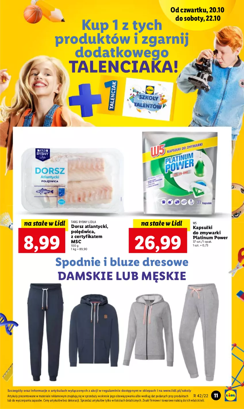 Gazetka promocyjna Lidl - GAZETKA - ważna 20.10 do 22.10.2022 - strona 11 - produkty: Dres, Spodnie, Zmywarki