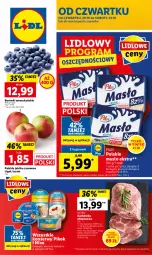 Gazetka promocyjna Lidl - GAZETKA - Gazetka - ważna od 22.10 do 22.10.2022 - strona 1 - produkty: Ser, Gra, Karkówka wieprzowa, PIKOK, Pilos, Masło, Olej, Ligol, Jabłka