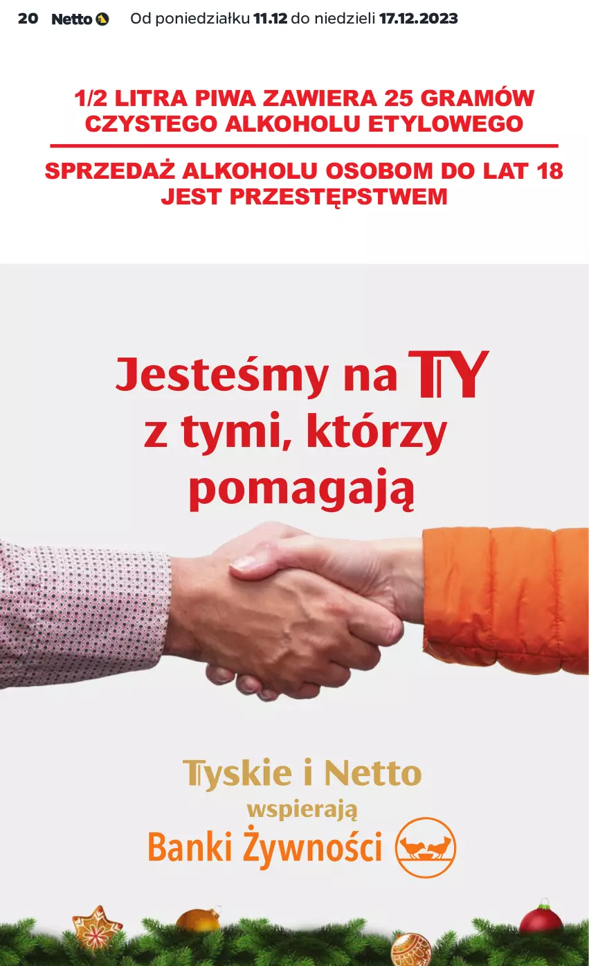 Gazetka promocyjna Netto - Artykuły spożywcze - ważna 11.12 do 17.12.2023 - strona 20 - produkty: Gra, Piwa