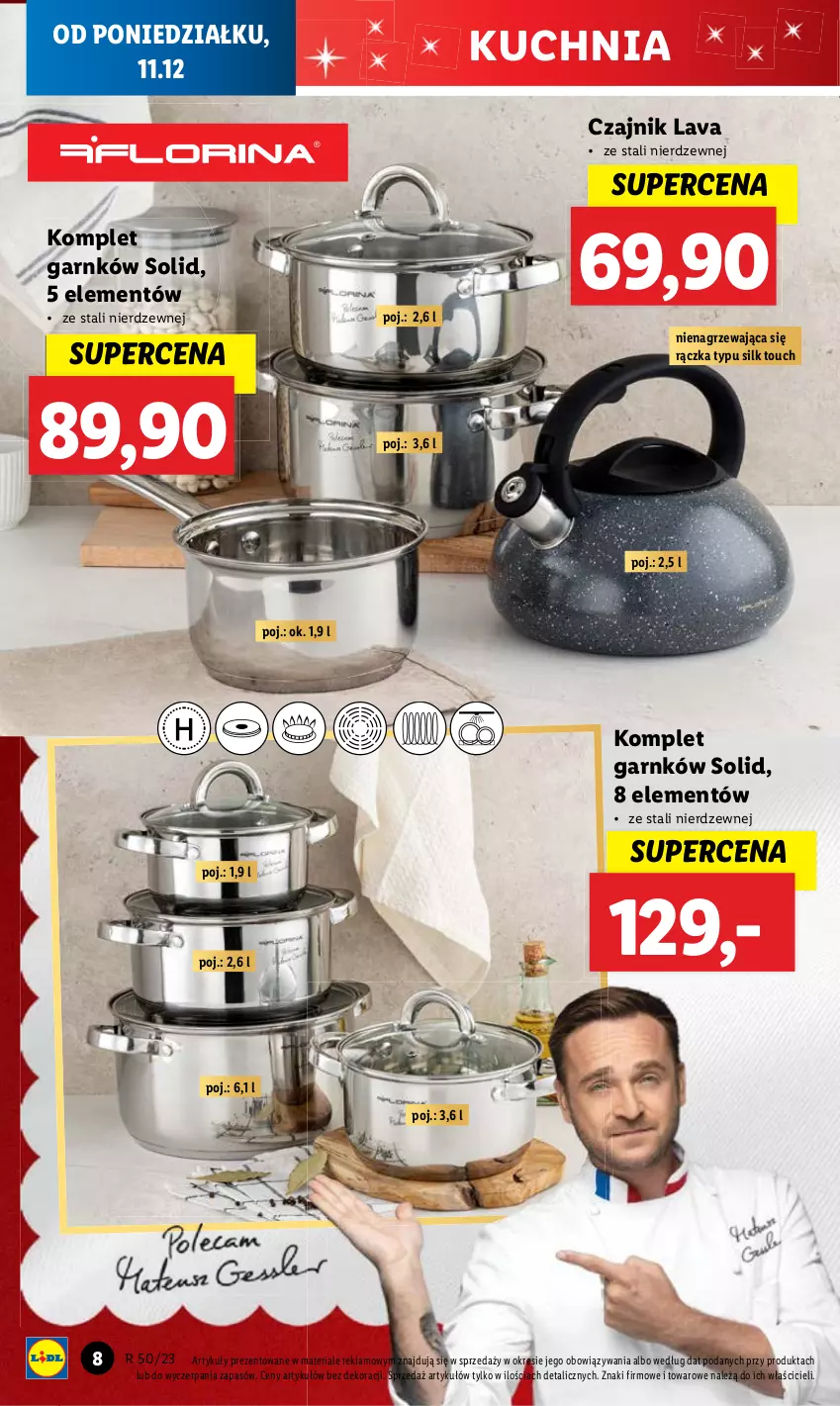 Gazetka promocyjna Lidl - GAZETKA - ważna 11.12 do 17.12.2023 - strona 10 - produkty: Czajnik, Kuchnia