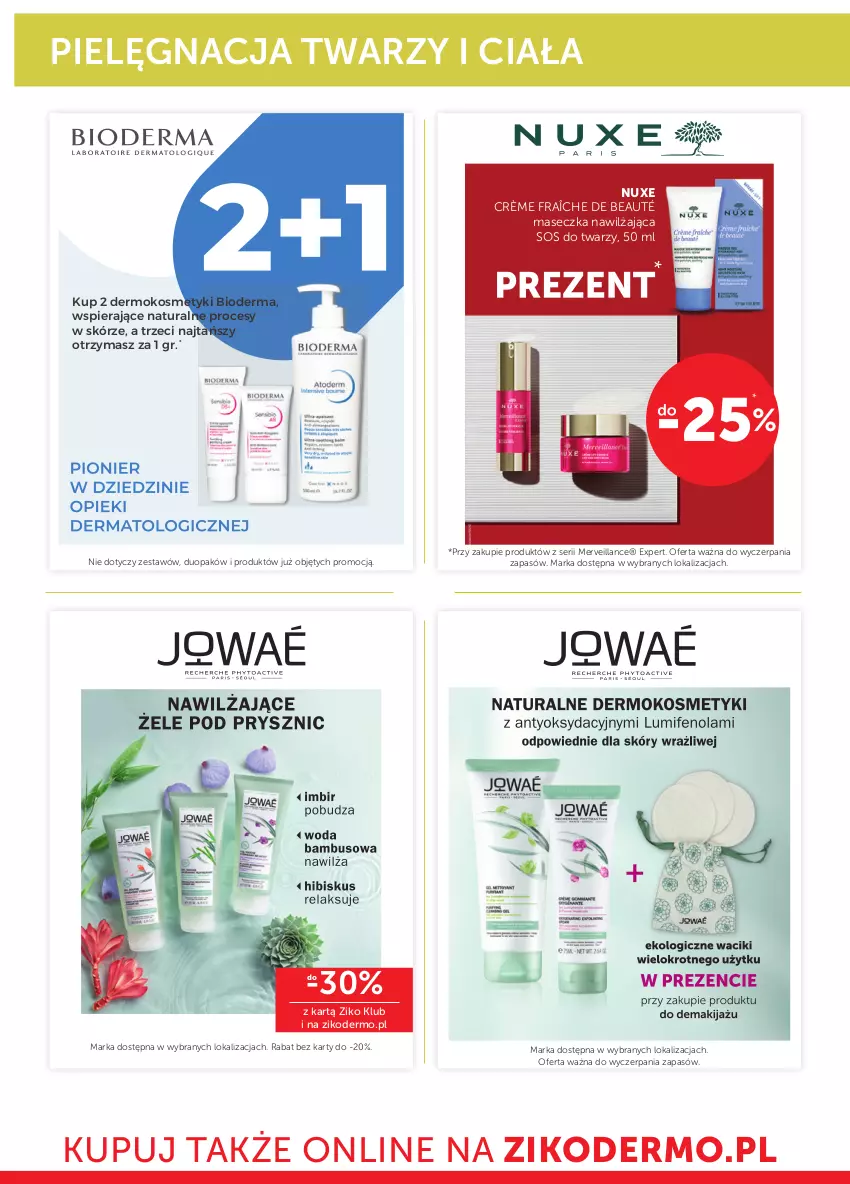 Gazetka promocyjna Ziko - 4-17 LISTOPADA - ważna 04.11 do 17.11.2021 - strona 8 - produkty: Bioderma, Nuxe, Ser, Sos