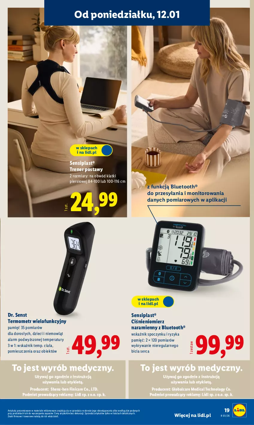 Gazetka promocyjna Lidl - GAZETKA - ważna 12.01 do 17.01.2026 - strona 21 - produkty: BIC, Ciśnieniomierz, Dzieci, Monitor, Ser, Termometr