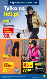 Gazetka promocyjna Lidl - GAZETKA - Gazetka - ważna od 17.01 do 17.01.2026 - strona 17 - produkty: Kurtka, Kamizelka, Spodnie