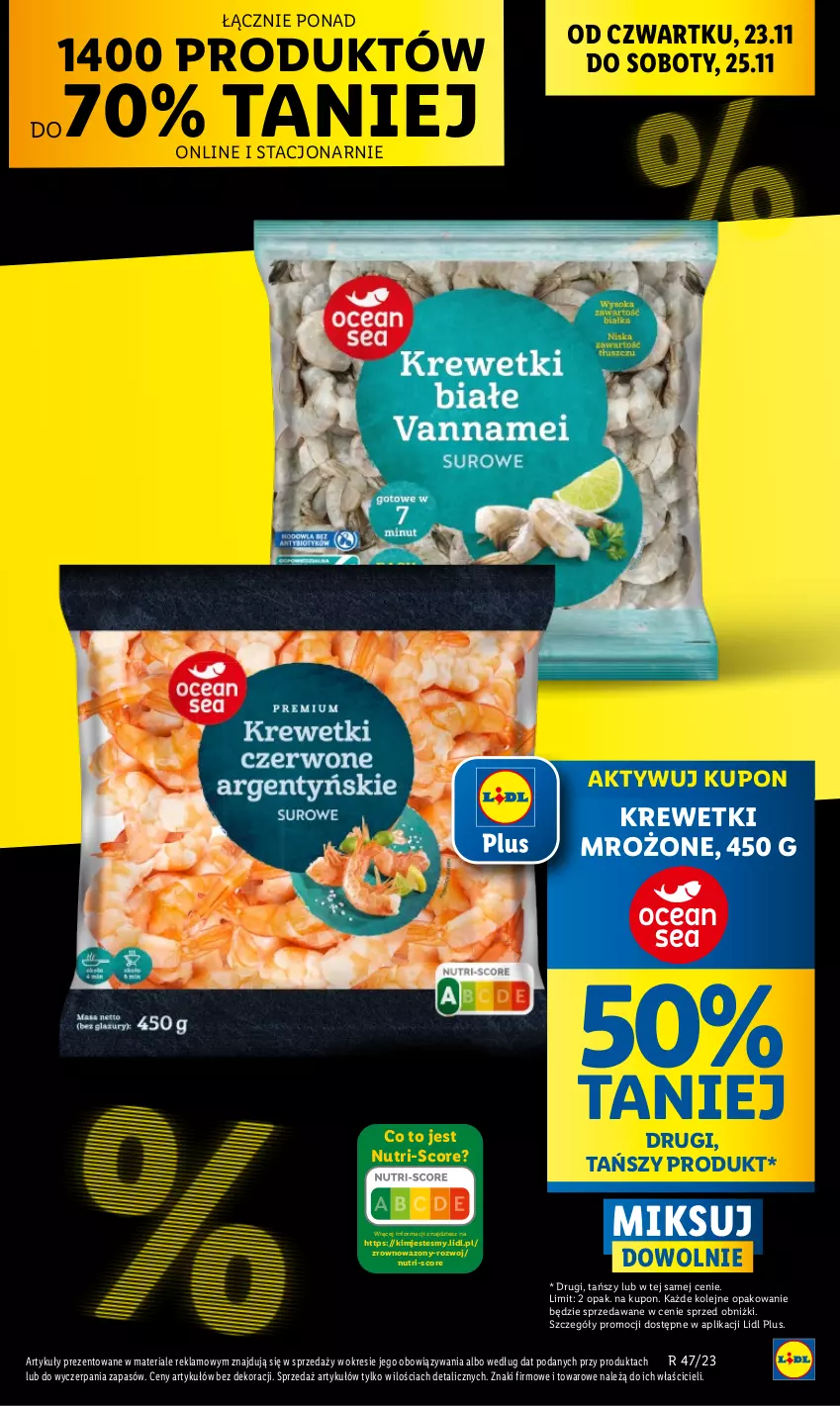 Gazetka promocyjna Lidl - GAZETKA - ważna 23.11 do 25.11.2023 - strona 19 - produkty: Krewetki, Lack, Olej, Wazon