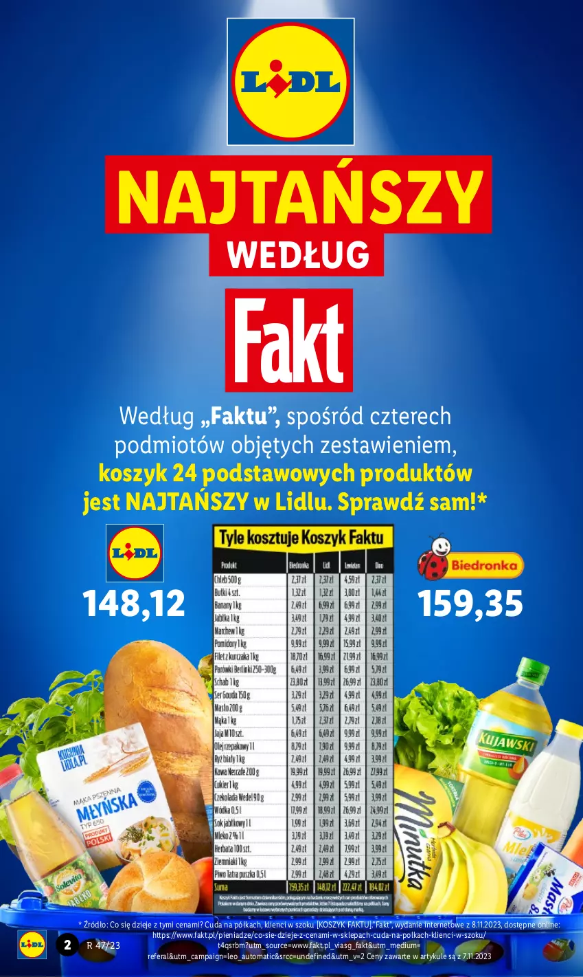 Gazetka promocyjna Lidl - GAZETKA - ważna 23.11 do 25.11.2023 - strona 2 - produkty: Fa, Kosz, Półka