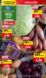 Gazetka promocyjna Lidl - GAZETKA - Gazetka - ważna od 25.11 do 25.11.2023 - strona 24 - produkty: Cebula, Warzywa, Ser, Cebula szalotka, Warzywa i owoce, Szal, Ziemniaki, Buraki, Owoce, Chleb, Frytki