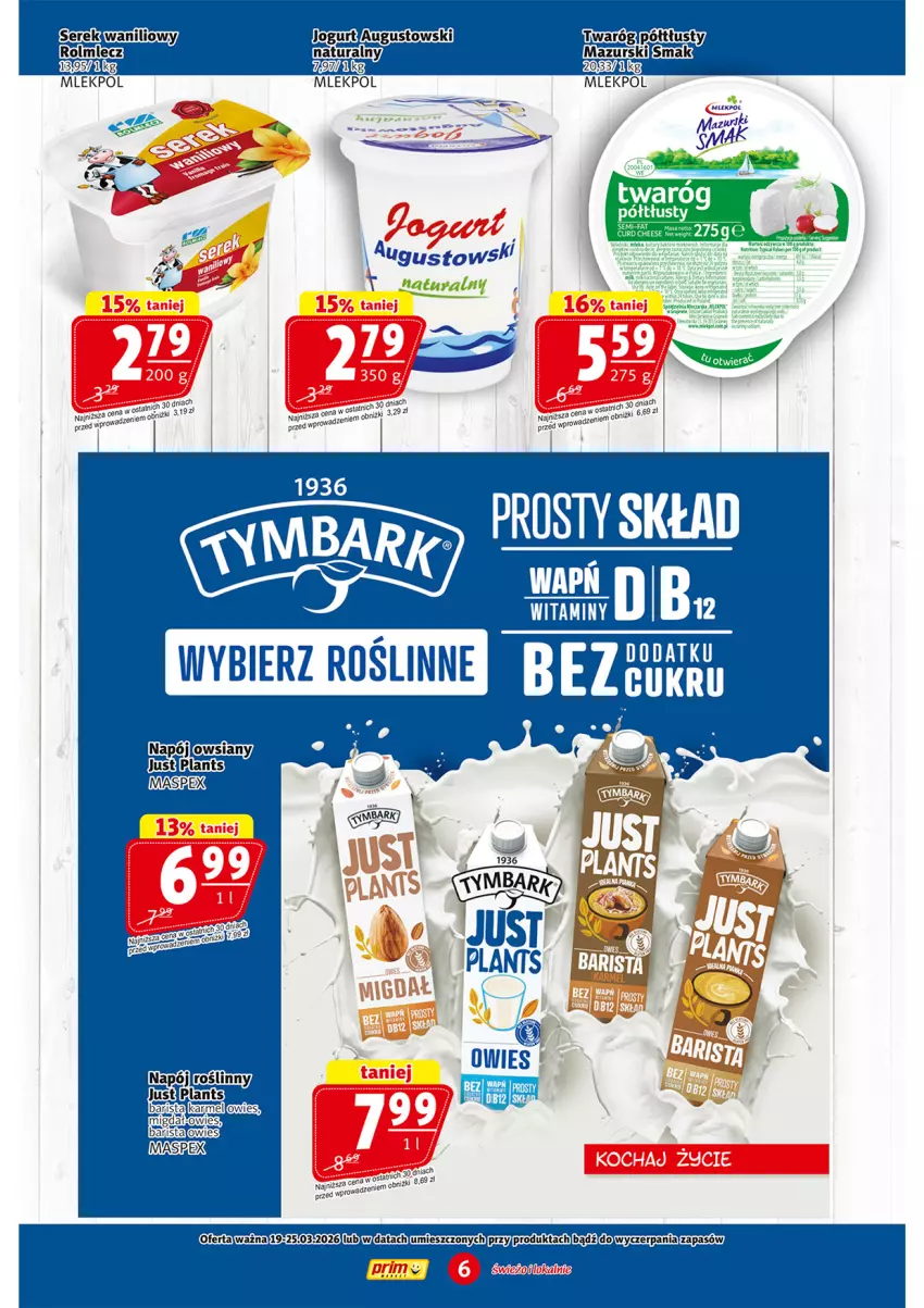 Gazetka promocyjna Prim Market - ważna 19.03 do 25.03.2026 - strona 6 - produkty: Fa, Jogurt