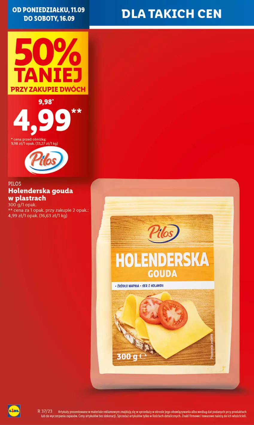 Gazetka promocyjna Lidl - GAZETKA - ważna 11.09 do 13.09.2023 - strona 8 - produkty: Ser