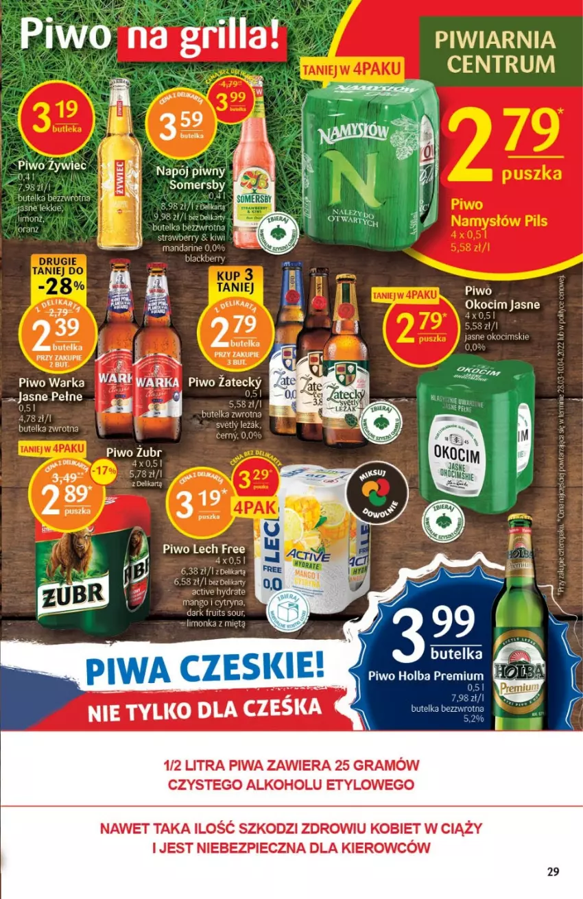 Gazetka promocyjna Delikatesy Centrum - Gazetka DC23 - ważna 15.06 do 22.06.2022 - strona 29 - produkty: Gra, Grill, Koc, Lack, Limonka, Mango, Napój, Okocim, Olej, Piec, Piwa, Piwo, Rum, Warka