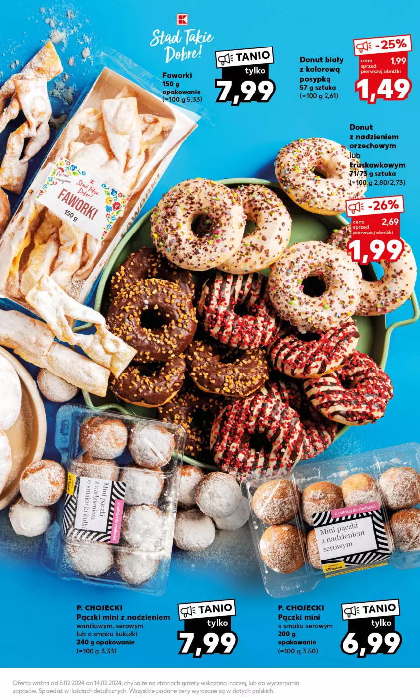 Gazetka promocyjna Kaufland - Mocny Start - ważna 12.02 do 14.02.2024 - strona 21 - produkty: Donut, Fa, Faworki, Ser