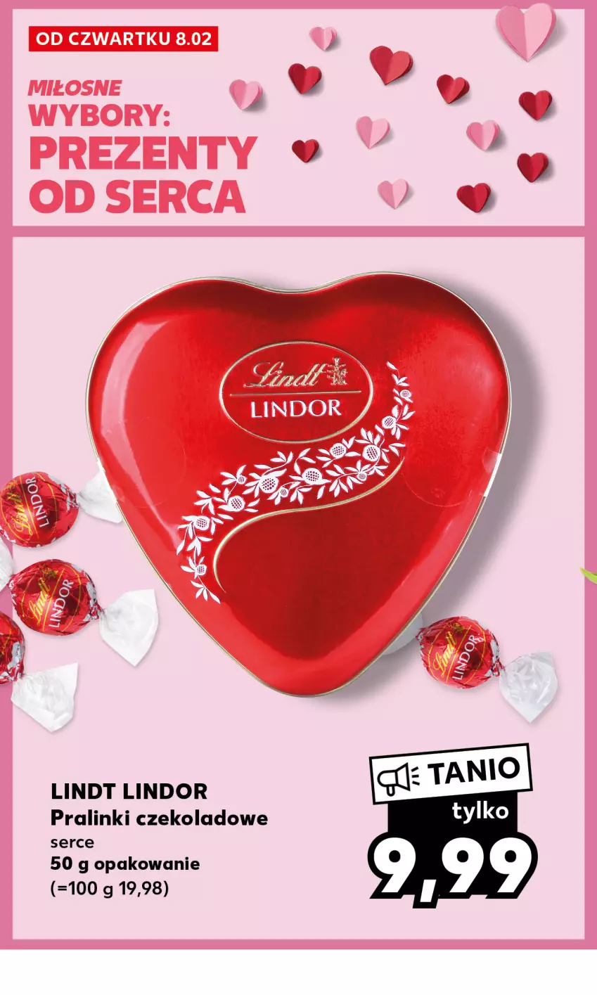 Gazetka promocyjna Kaufland - Mocny Start - ważna 12.02 do 14.02.2024 - strona 8 - produkty: Lindor, Lindt, Ser