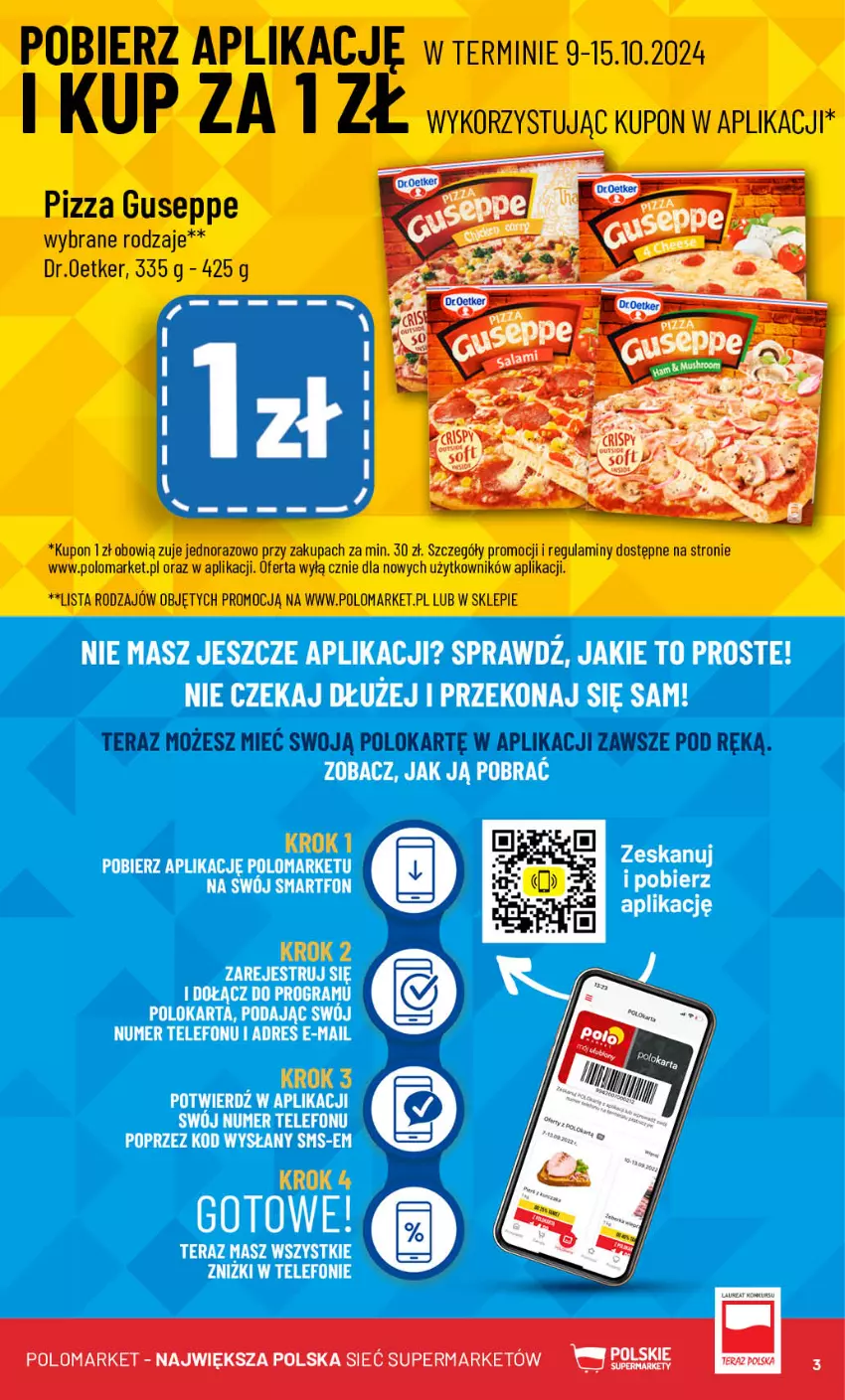 Gazetka promocyjna PoloMarket - Gazetka pomocyjna - ważna 09.10 do 15.10.2024 - strona 3 - produkty: Pizza, Por, Tera