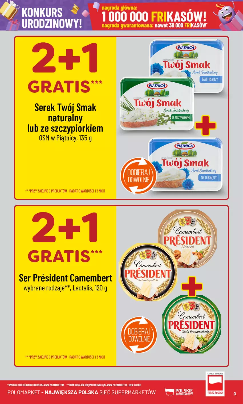 Gazetka promocyjna PoloMarket - Gazetka pomocyjna - ważna 09.10 do 15.10.2024 - strona 9 - produkty: Gra, Manta, Ser, Serek, Twój Smak