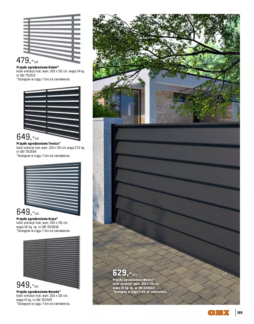 Gazetka promocyjna Obi - Gazetka OBI - ważna 09.03 do 30.09.2024 - strona 109 - produkty: Bryza, Waga