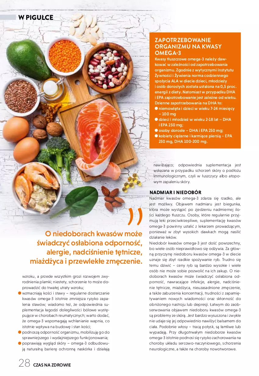 Gazetka promocyjna Ziko - Gazetka Ziko Dermo - ważna 11.04 do 31.08.2022 - strona 28 - produkty: Dzieci, Karmi, Mobil, O nas, Omega-3, Por, Ser, Sok, Top, Zdrowie