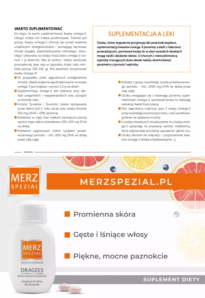 Gazetka promocyjna Ziko - Gazetka Ziko Dermo - ważna 11.04 do 31.08.2022 - strona 29 - produkty: Dzieci, Karmi, Omega-3, Por, Sok