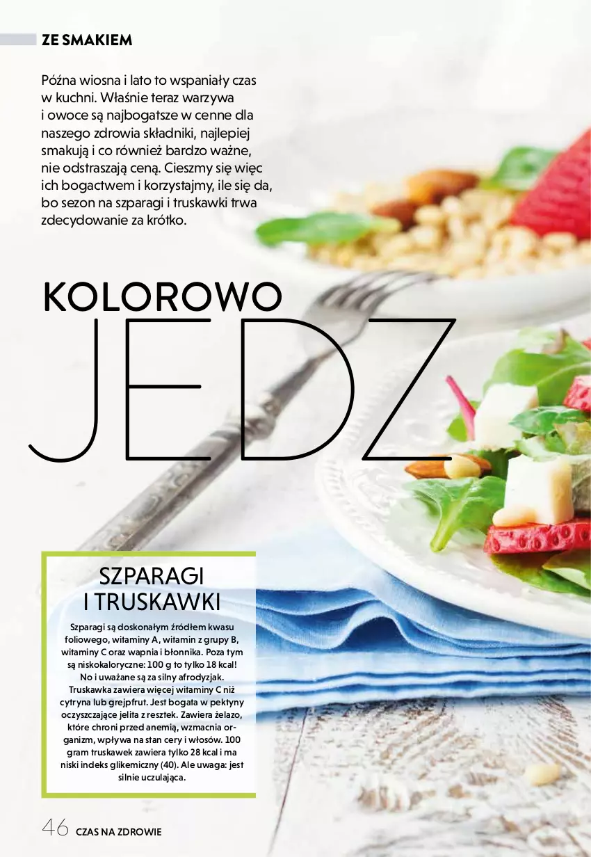 Gazetka promocyjna Ziko - Gazetka Ziko Dermo - ważna 11.04 do 31.08.2022 - strona 46 - produkty: Gra, Grejpfrut, Owoce, Tera, Truskawki, Waga, Warzywa, Warzywa i owoce, Zdrowie