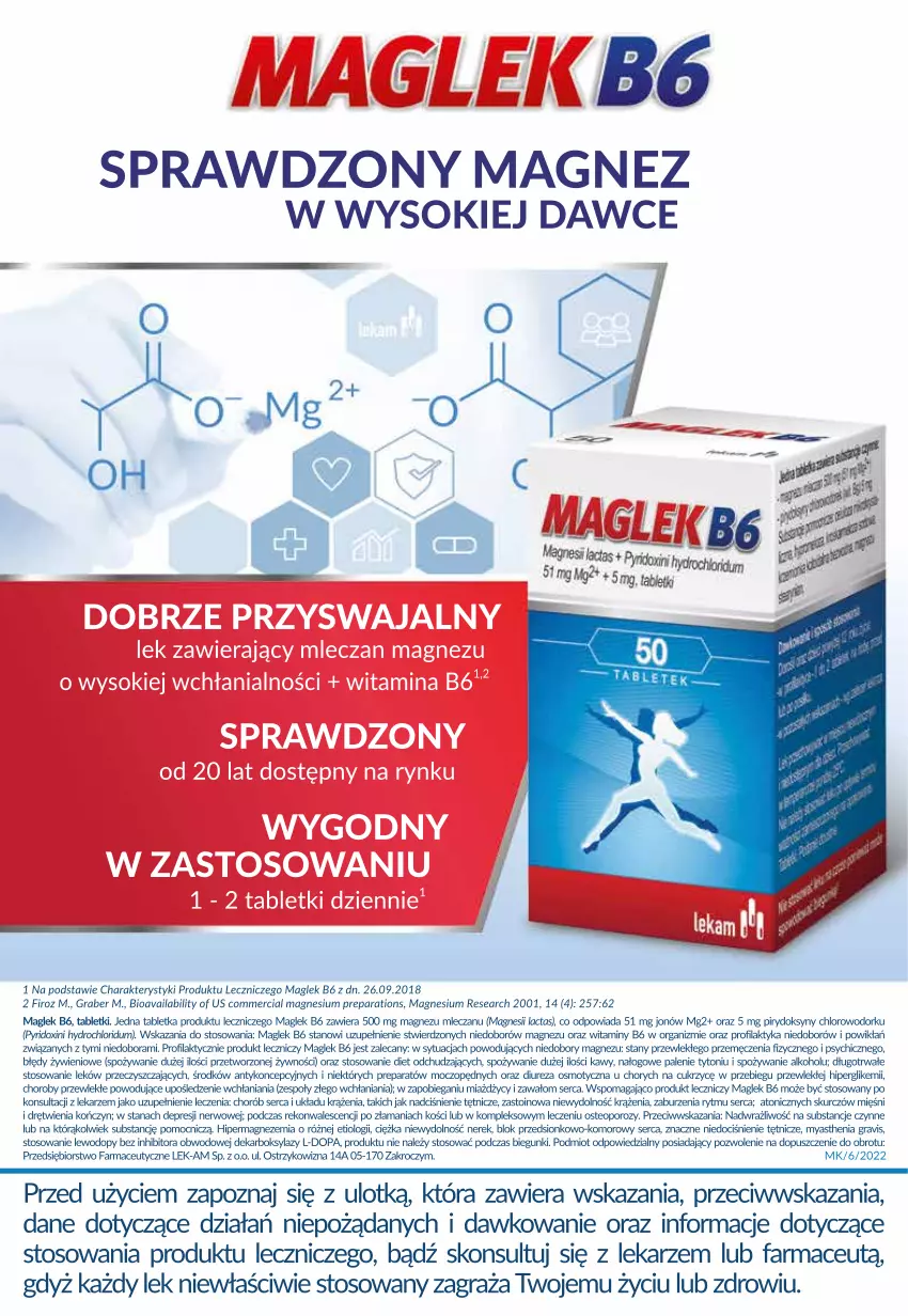 Gazetka promocyjna Ziko - Gazetka Ziko Dermo - ważna 11.04 do 31.08.2022 - strona 52 - produkty: Fa, Gra, Magnez, Merci, Por, Ser, Sok, Tablet, Znicz