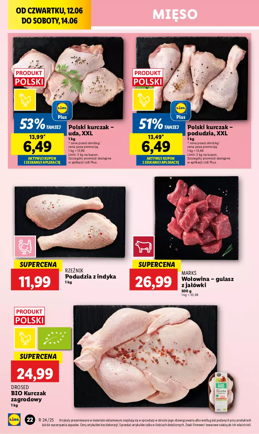 Gazetka promocyjna Lidl - GAZETKA - ważna 12.06 do 14.06.2025 - strona 26 - produkty: Kurczak, Mięso, Wołowina