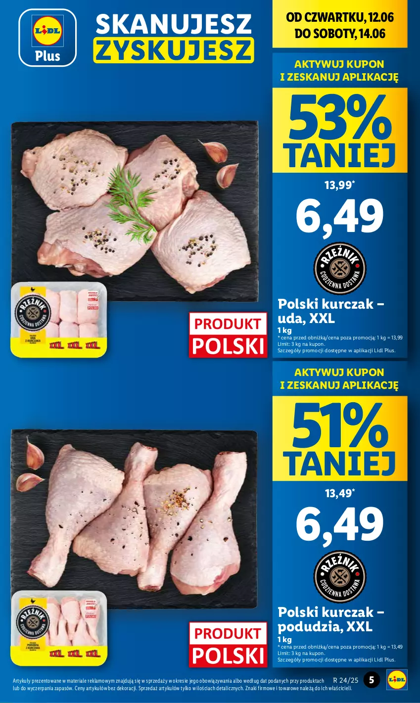 Gazetka promocyjna Lidl - GAZETKA - ważna 12.06 do 14.06.2025 - strona 5 - produkty: Kurczak